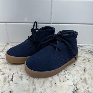 Janie and Jack Blue Suede Chukkas